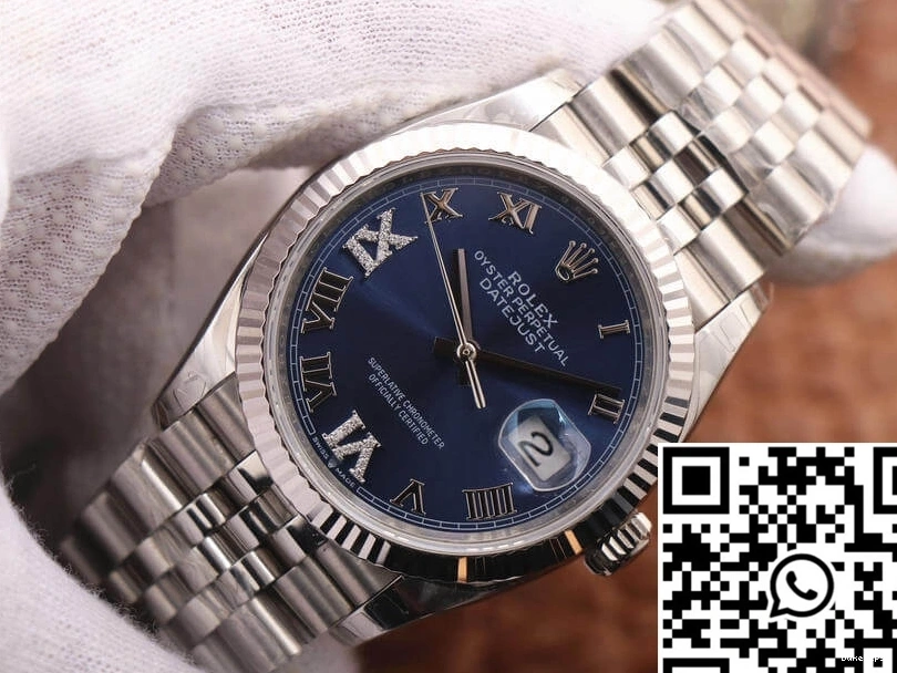 Rolex Blue 126234 EW Dial Factory Datejust 0314